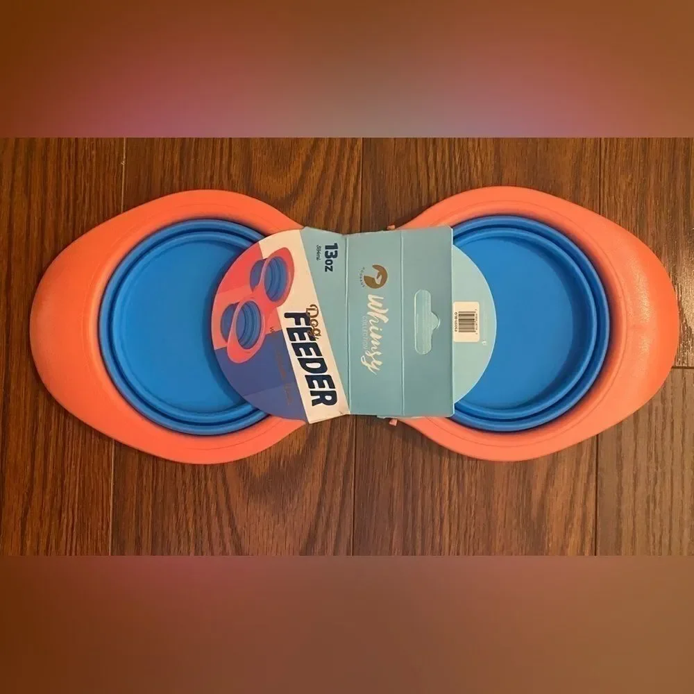 Pet Travel Water & Feeder Bowls Detachable